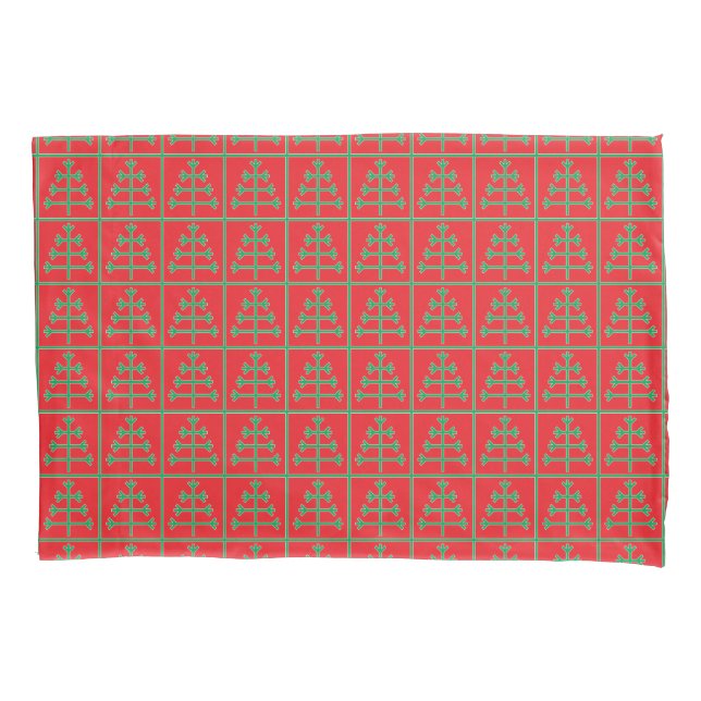 Funda De Cojín árbol de Navidad (Anverso)