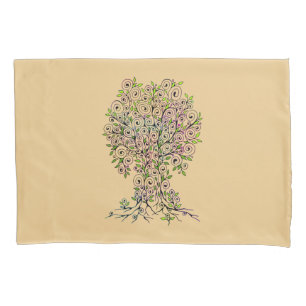 Funda De Cojín Árbol De Vida - Espirales Salen Frutas 1