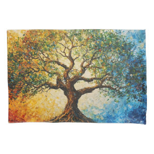 Funda De Cojín Árbol del conocimiento - Pintura de petróleo