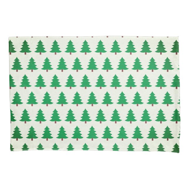 Funda De Cojín Árbol navideño acuarela festividad mágica (Anverso)