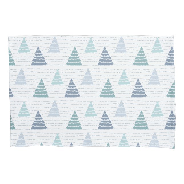 Funda De Cojín Árboles de navidad con cuerdas de peras (Anverso-izquierdo)