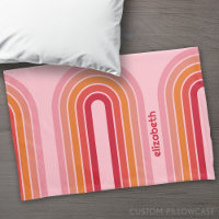 Arco rosa Naranja rojo de 70 líneas inspiradas Art