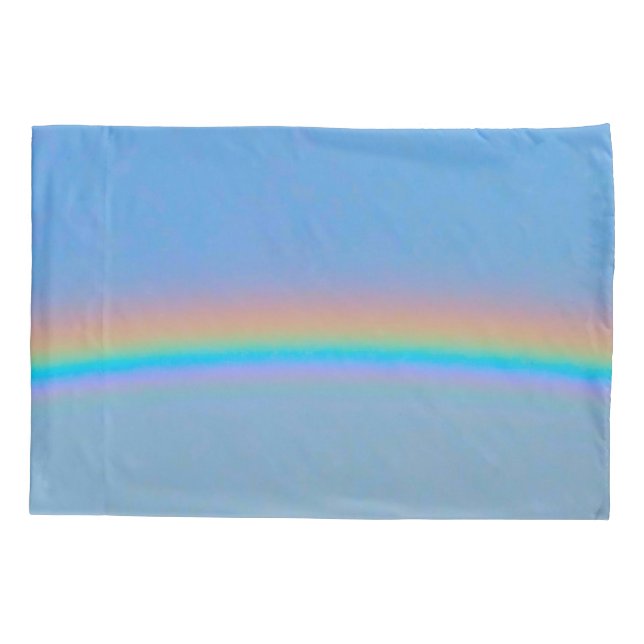 Funda De Cojín Arcoiris real natural personalizado (Reverso)