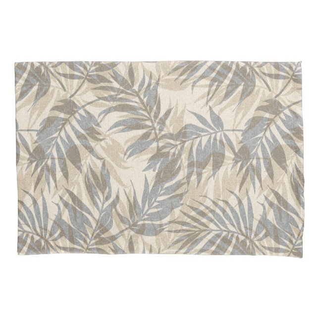 Funda De Cojín Areca Palms Vintage Tropical Hawaiano (Anverso)
