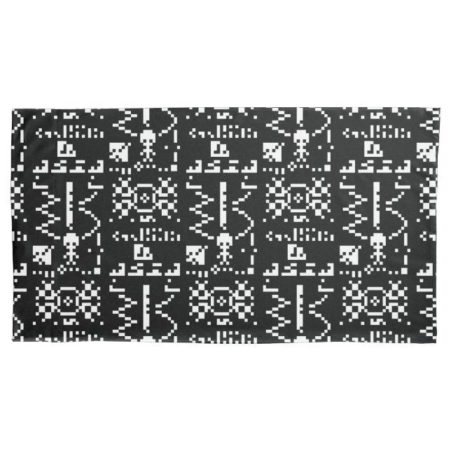 Funda De Cojín Arecibo Binary Message Reply (Anverso-izquierdo)