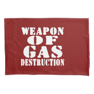 Funda De Cojín Arma De Destrucción De Gas