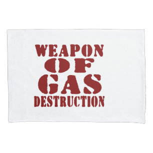 Funda De Cojín Arma De Destrucción De Gas