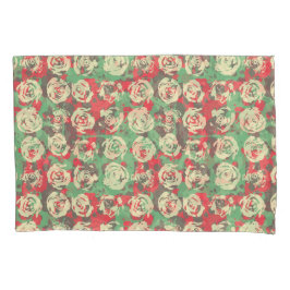 Funda De Cojín Armonía de tinta y Rosas - Patrón sin foco