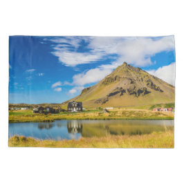 Funda De Cojín Arnarstapi Amtmansshus Y Monte Stapafell, Islandés