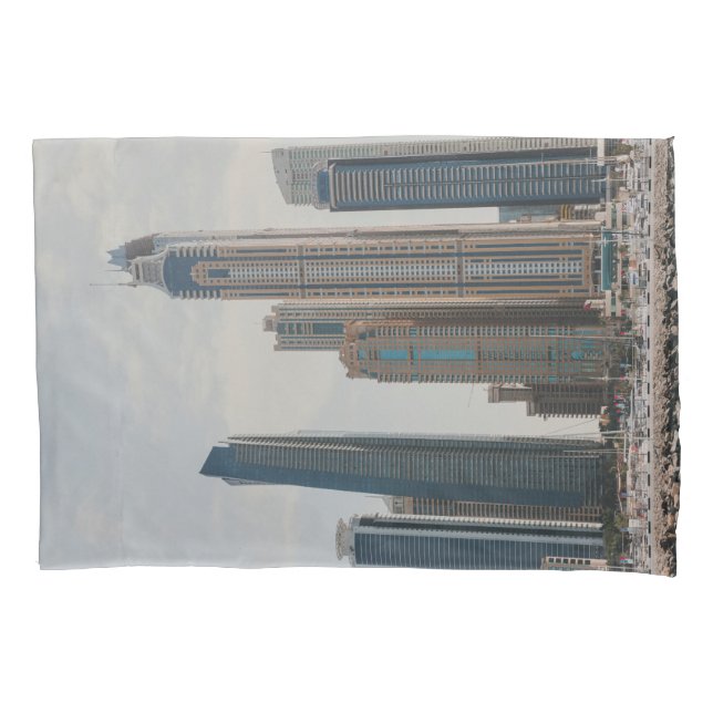 Funda De Cojín Arquitectura de Dubai Marina (Anverso)
