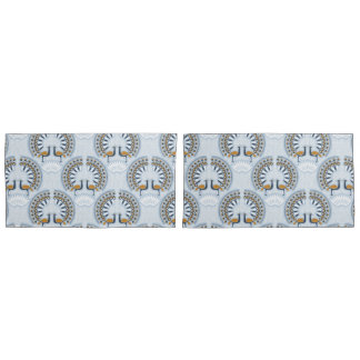 Funda De Cojín Art Deco retro Peacock