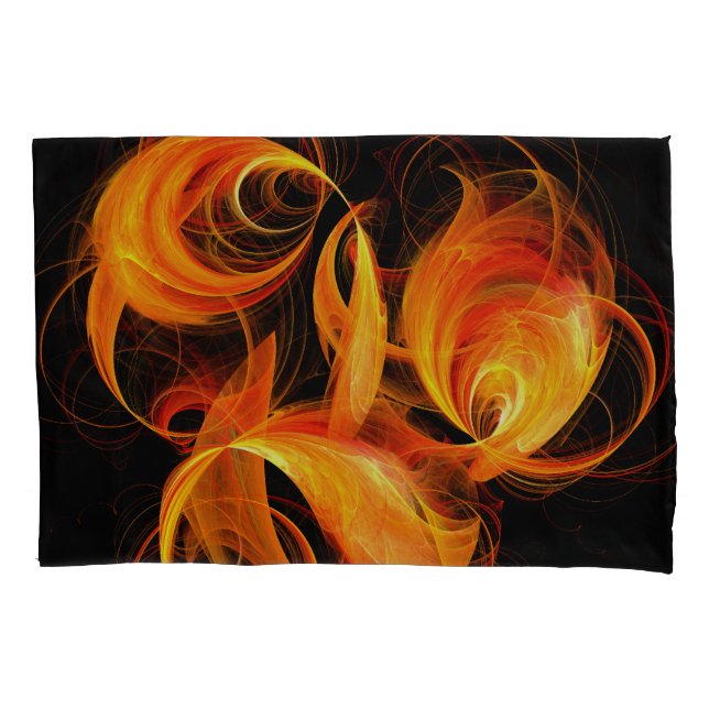 Funda De Cojín Arte abstracto de bola de fuego (Anverso)