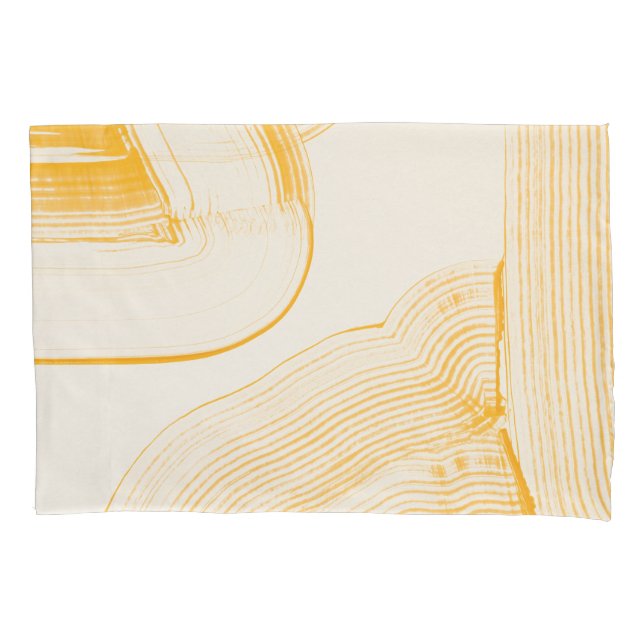 Funda De Cojín arte amarillo (Anverso)