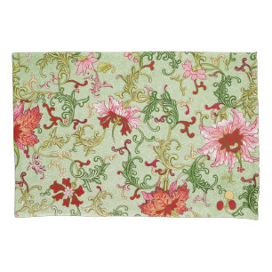 Funda De Cojín Arte Antiguo Chinoiserie Floral Chino Nouveau