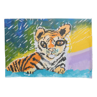 Funda De Cojín "Arte de los niños" de Baby Tiger