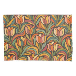 Funda De Cojín Arte Floral Retro Patrón Nouveau Decoración