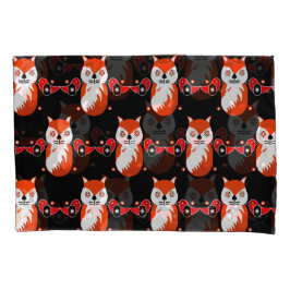 Funda De Cojín Arte folclórico escandinavo de Fox