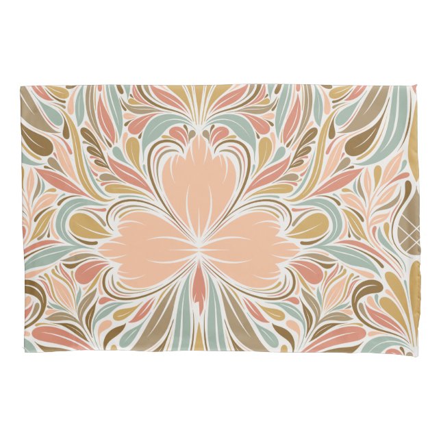 Funda De Cojín Arte moderno Nouveau patrón boho  (Anverso)