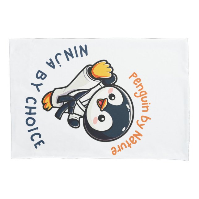 Funda De Cojín Artes marciales de la Personalizado Cuta del Pingü (Anverso-izquierdo)