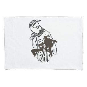Funda De Cojín Artista hip-hop dinámico