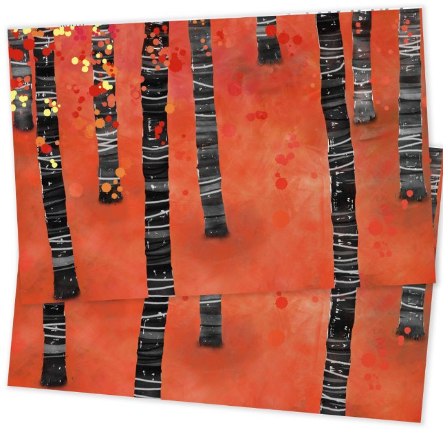 Funda De Cojín Aspen Birch Tree Forest Landscape (Aspen Birch Tree Forest art pillow case)