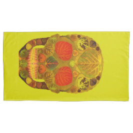 Funda De Cojín Aspen Leaf Skull 12