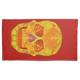 Funda De Cojín Aspen Leaf Skull 13