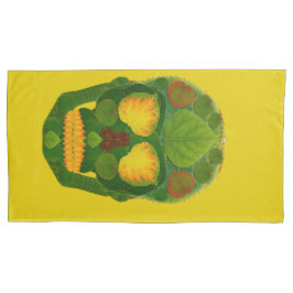 Funda De Cojín Aspen Leaf Skull 9