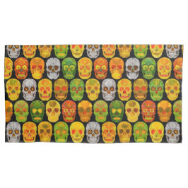 Funda De Cojín Aspen Leaf Skulls sin fisuras patrón 2018