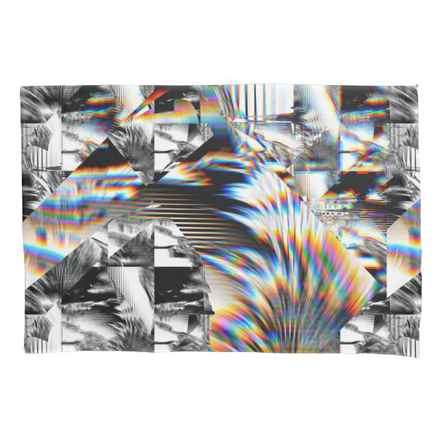 Funda De Cojín Ataque con arco iris (Anverso)