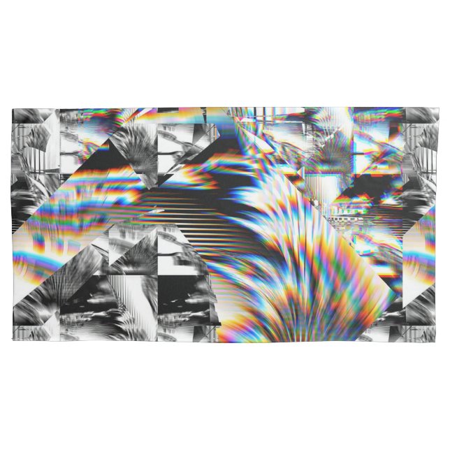 Funda De Cojín Ataque con arco iris (Anverso)