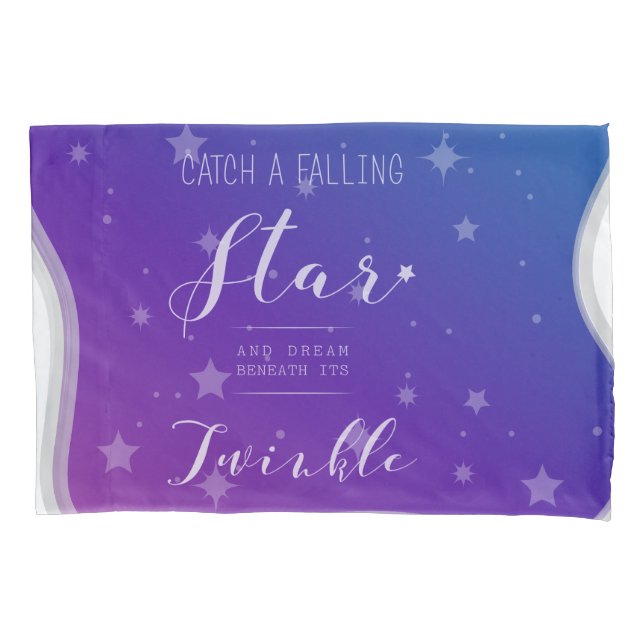 Funda De Cojín Atrapar una estrella que cae (Anverso-izquierdo)