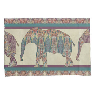 Funda De Cojín Audaz Arte Elefante De Estilo Moderno En Cachemira