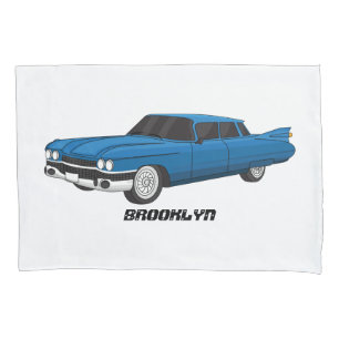 Funda De Cojín Auto clásico Guay blue 1959