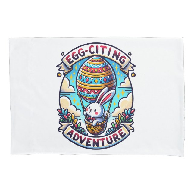 Funda De Cojín Aventura de Huevo-Citing (Anverso)