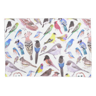 Funda De Cojín Aves de América - mascotas y aves silvestres