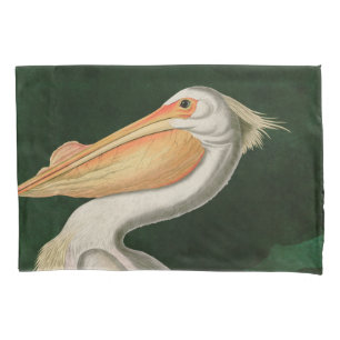 Funda De Cojín Aves estadounidenses blancas pelícanas de Améric