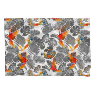Funda De Cojín aves tropicales