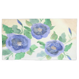 Funda De Cojín Azul acuático