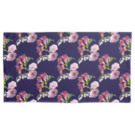 Funda De Cojín Azul floral