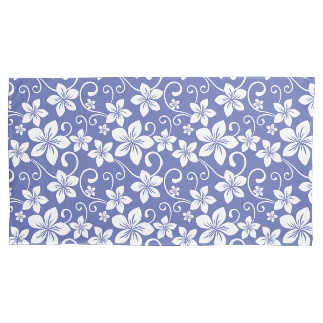 FUNDA DE COJÍN AZUL HAWAII (PERIWINKLE) (Anverso-izquierdo)