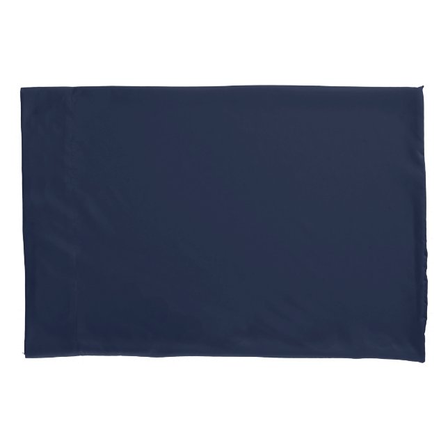 Funda De Cojín Azul Marino (Anverso-izquierdo)
