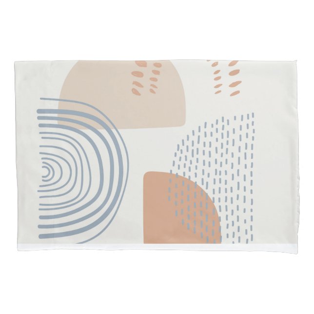 Funda De Cojín azul marrón (Anverso)