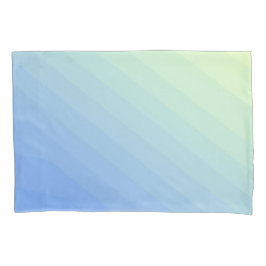 Funda De Cojín Azul Verde Amarillo Ombre