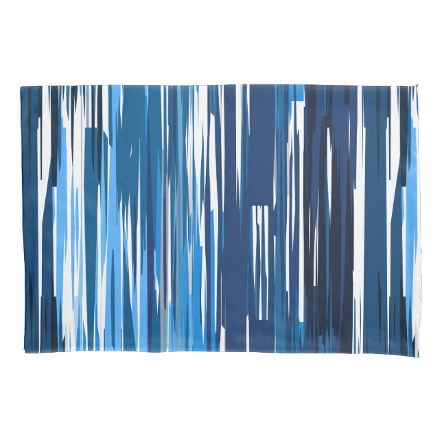 Funda De Cojín Azul y blanco (Anverso)