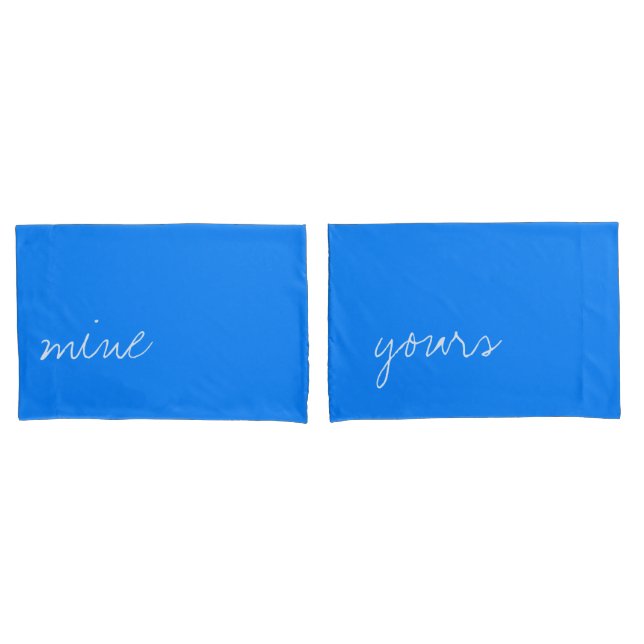 Funda De Cojín Azure Blue personalizado (Anverso - Set)