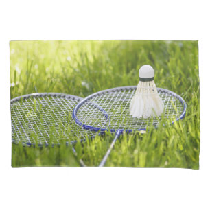 Funda De Cojín Badminton listo para irse