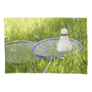 Funda De Cojín Badminton listo para irse