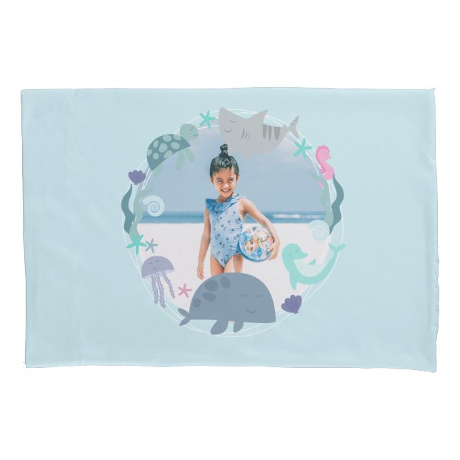 Funda De Cojín Bajo el mar (Anverso)