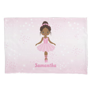 Funda De Cojín Balanza Americana Africana Pink Tutu Pillowcase